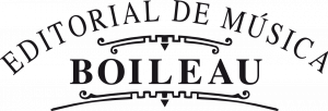 logo Editorial de Música Boileau