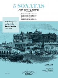 5 Sonatas - Juan Oliver y Astorga