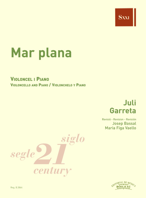 Mar Plana - Juli Garreta - Partitura