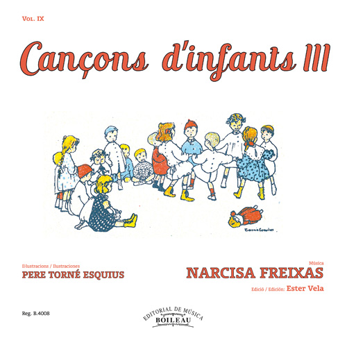 cancons infants 3 vol ix voice piano - freixas
