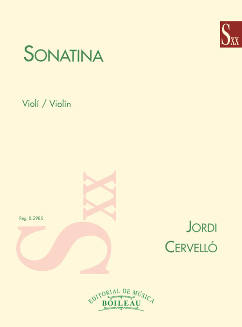 Sonatina - violin - Jordi Cervello